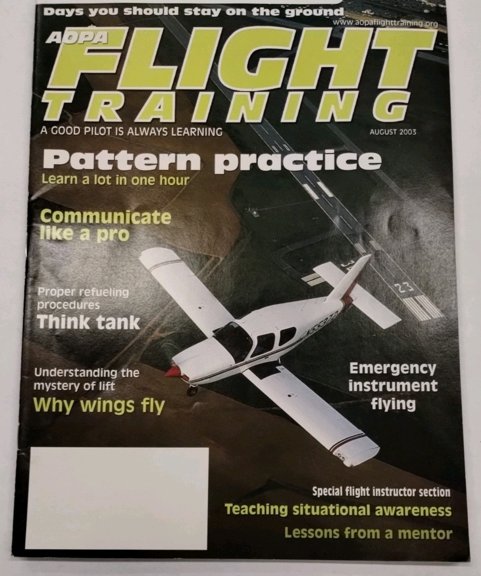 AOPA Flight Training Magazine August 2003/Volume 15/Number 8-Original