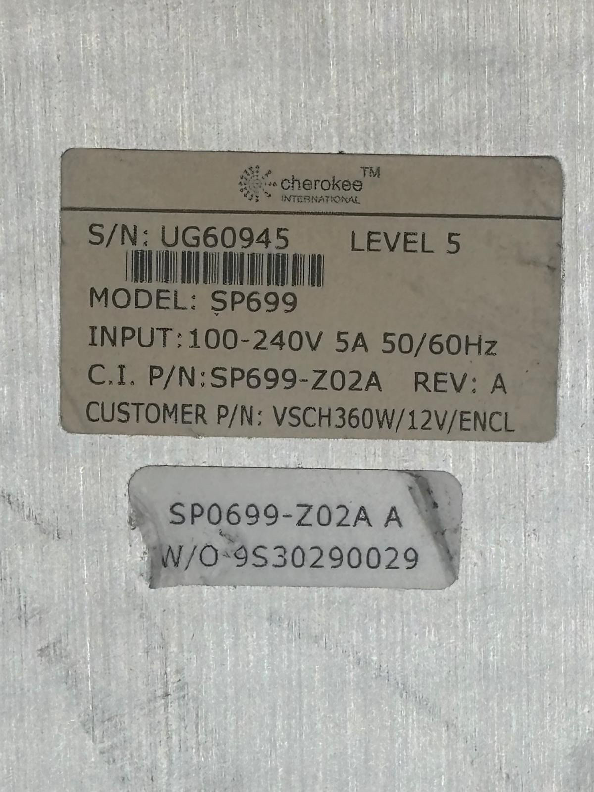 Evertz 7800PS SP699 Power Supply