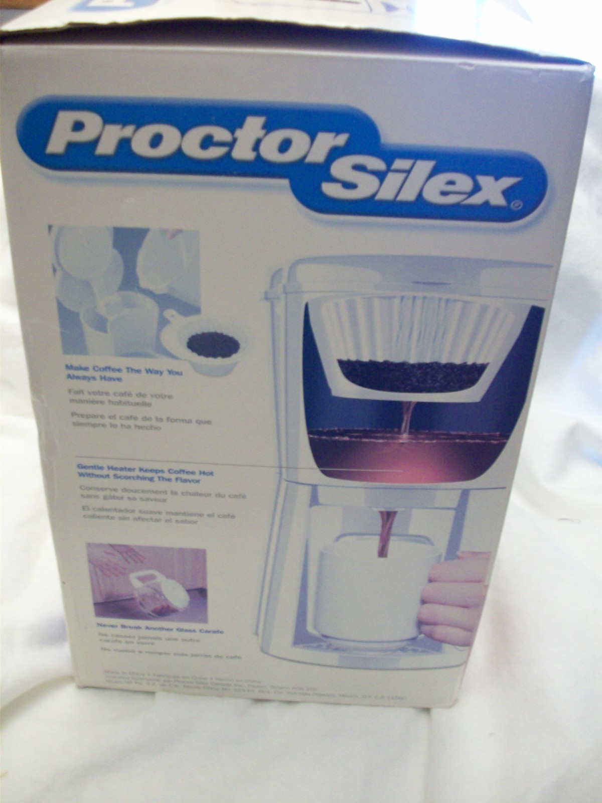 Proctor-Silex Single Serve Coffee Maker 10 cup Disnpensing Coffeemaker