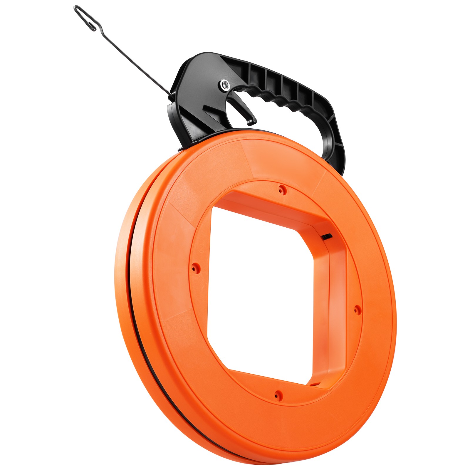 Fish Tape Wire Cable Line Puller 120ft 1/8 in Steel with High Plastic Case