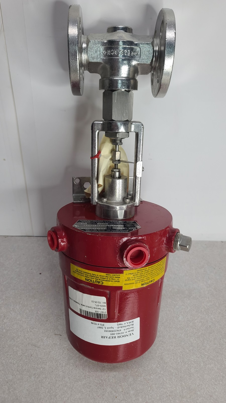 Badger Meter 1002gcn36svoealn36  EVA-1 Xba-0 Research Control Valve Actuator