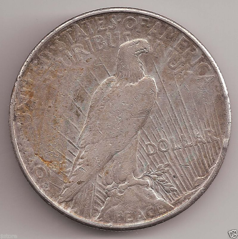 THOUGH DATE 1928-S PEACE Silver Dollar
