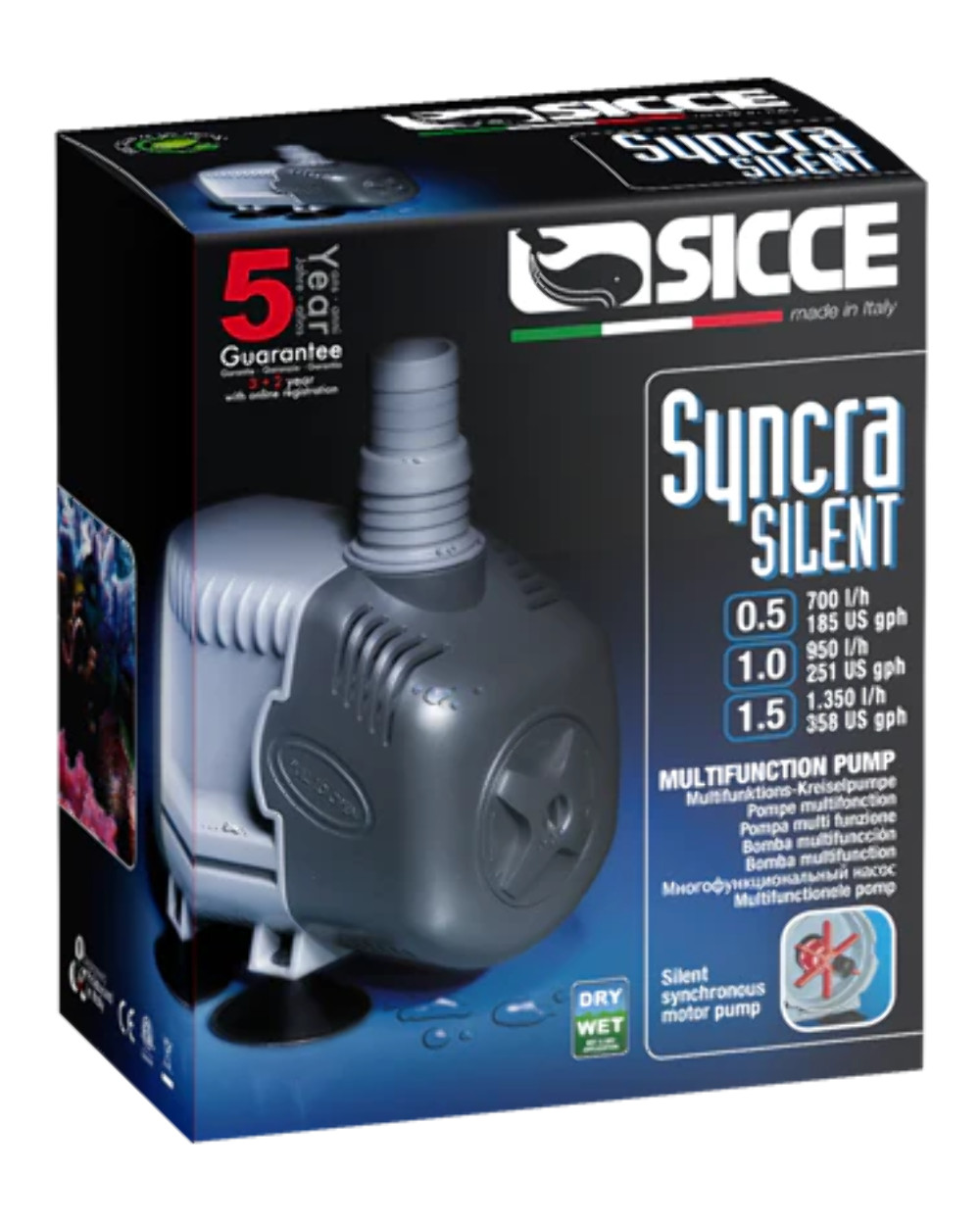 Sicce Syncra Silent 1.0 pump (251 GPH)