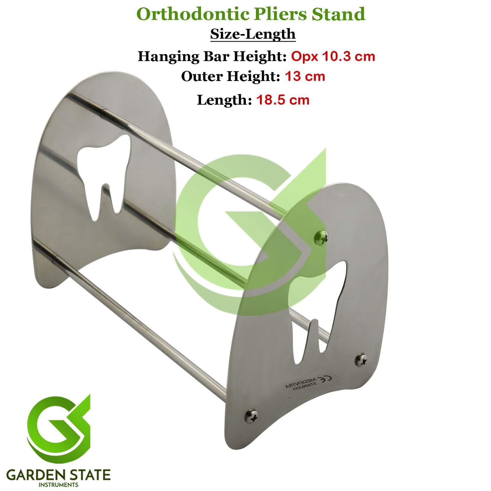 Stainless Steel Dental Stand Holder For Hold Orthodontic Pliers-Forceps Scissors