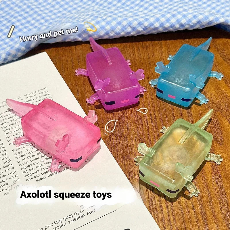 Game Axolotl Squeeze Toys Relieve Stress And Release Emotions Fidget Sensory