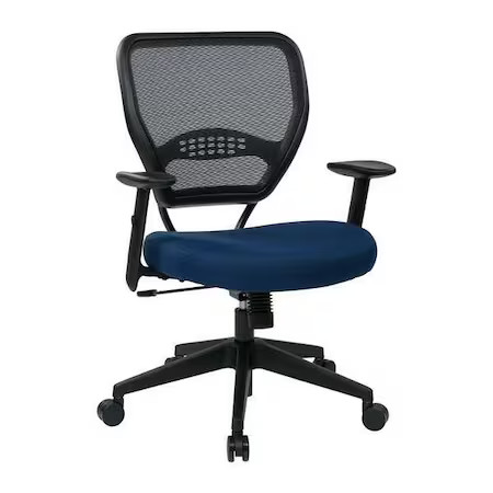 Office Star 55-7N17-225 Desk Chair Desk Chair, Adjustable Arms, 19" To 23"