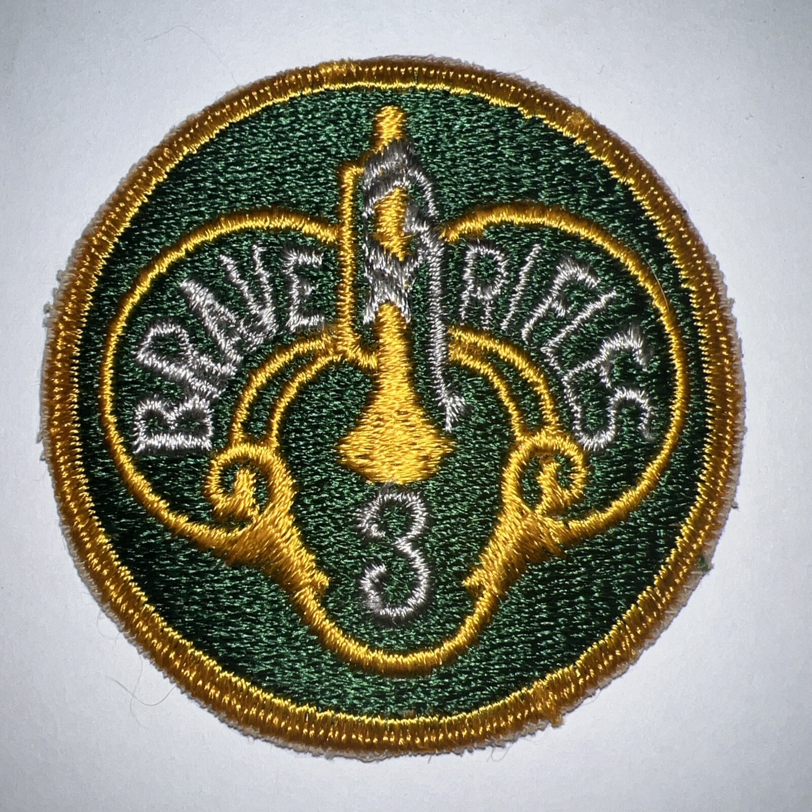 Military Patch Army 3rd Cavalry Regiment Brave Rifles Tight Weave Variant 3