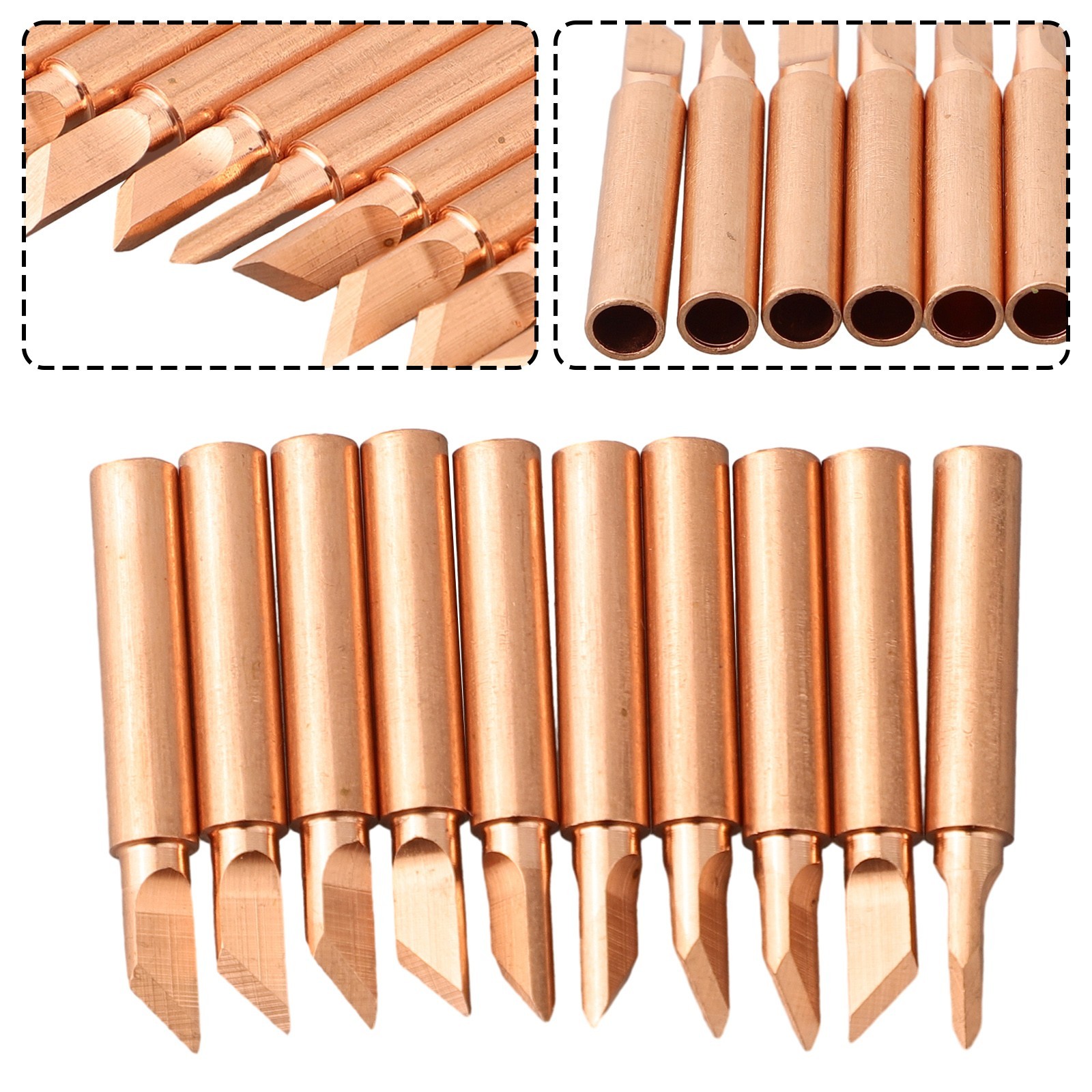 Soldering Iron Tip Copper 200-480° 33mm For SOJ/PLCC/SOP K Soldering Stations