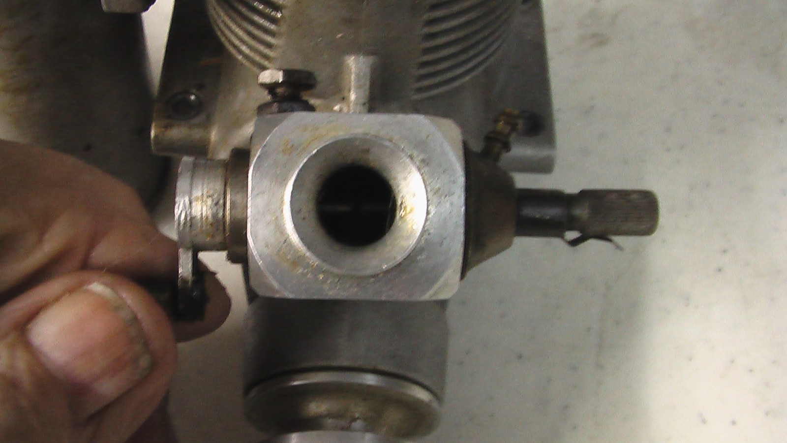 Webra 120 RC with muffler runs well