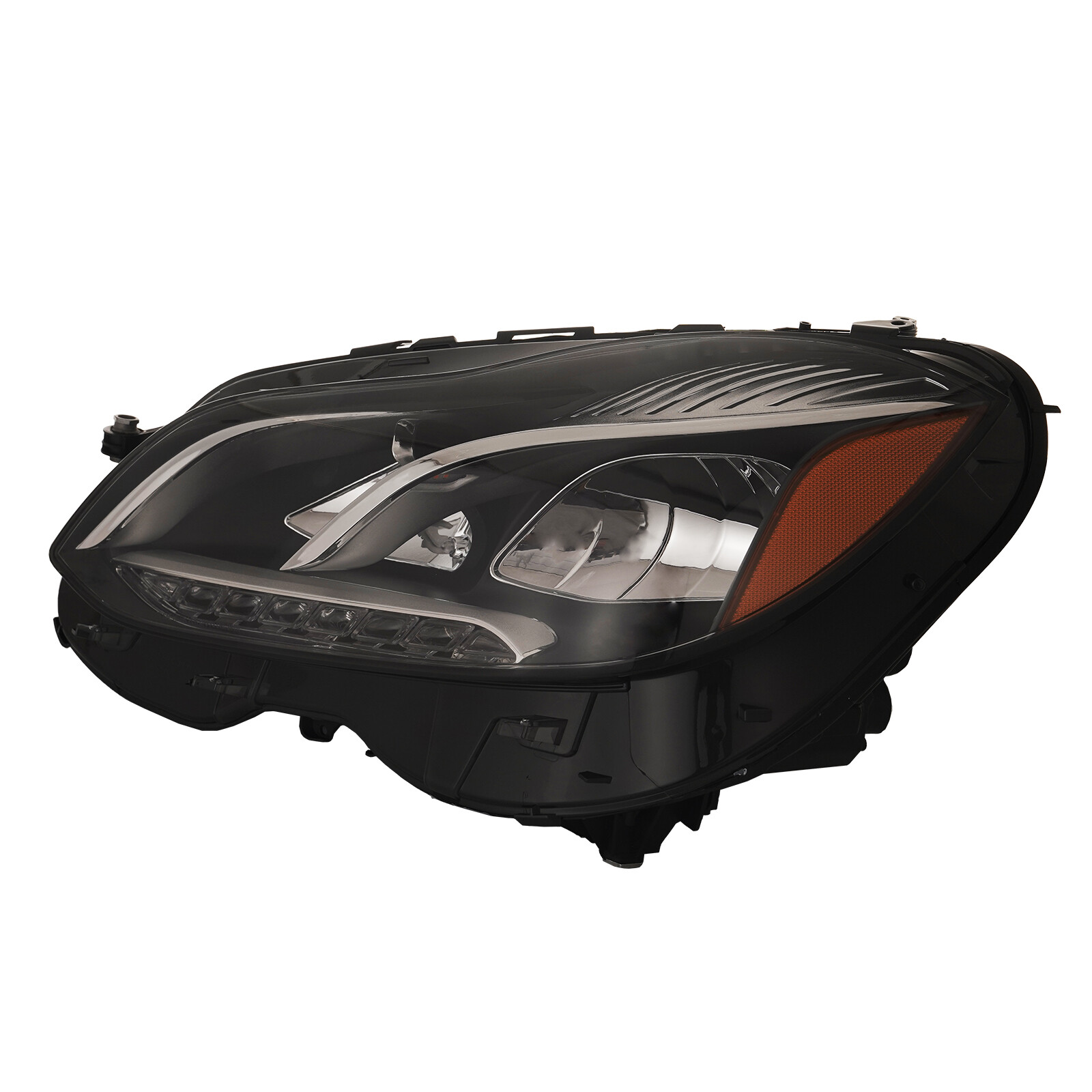 LED Headlights Headlamps For 2014-2016 Mercedes-Benz E-Class E350 E300 W212 Pair
