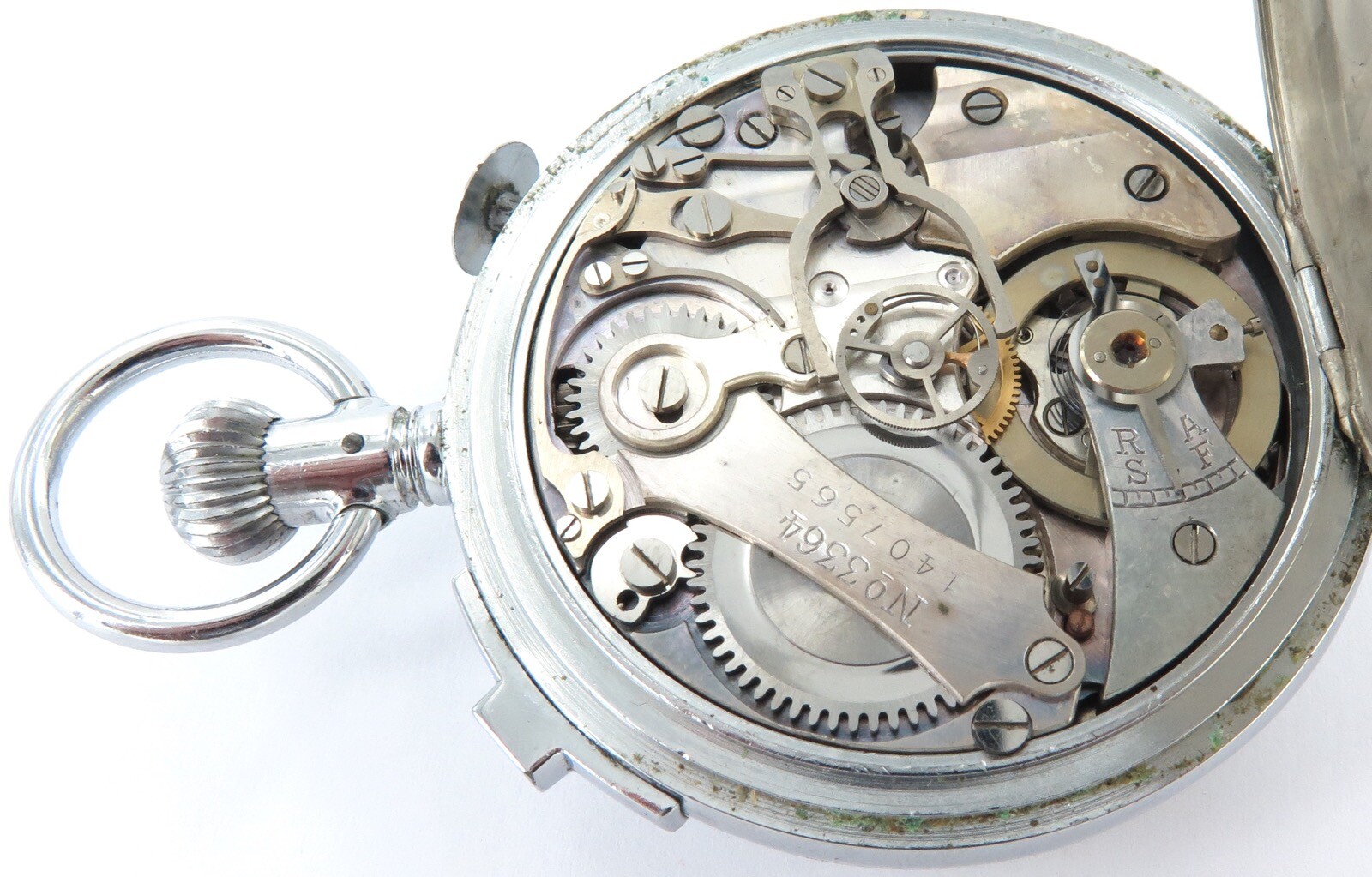 Chronograph Movement / Swiss Made Taylor Patent Stopwatch.