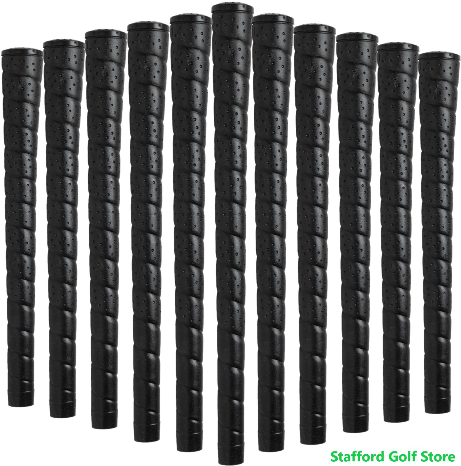 Star Grip Classic Perforated Wrap Golf Grips Bundle Set Standard Midsize Black