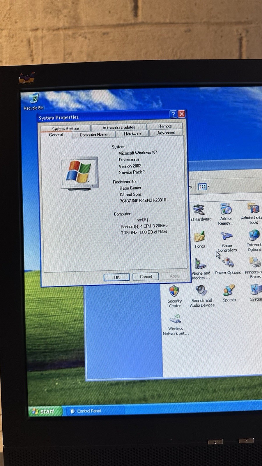 Retro Gaming PC Systemax Venture Pentium 4 1GB RAM Intel Windows XP Working