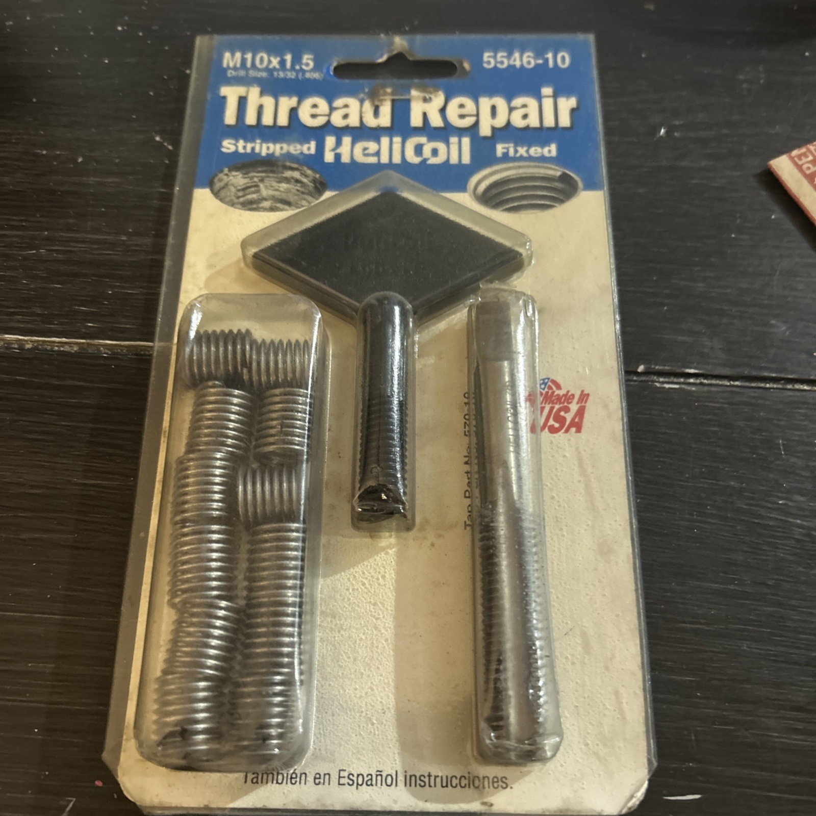 Helicoil 5546-10 Thread Repair Kit, 10mm x 1.50 NC. Fast, Free Shipping!