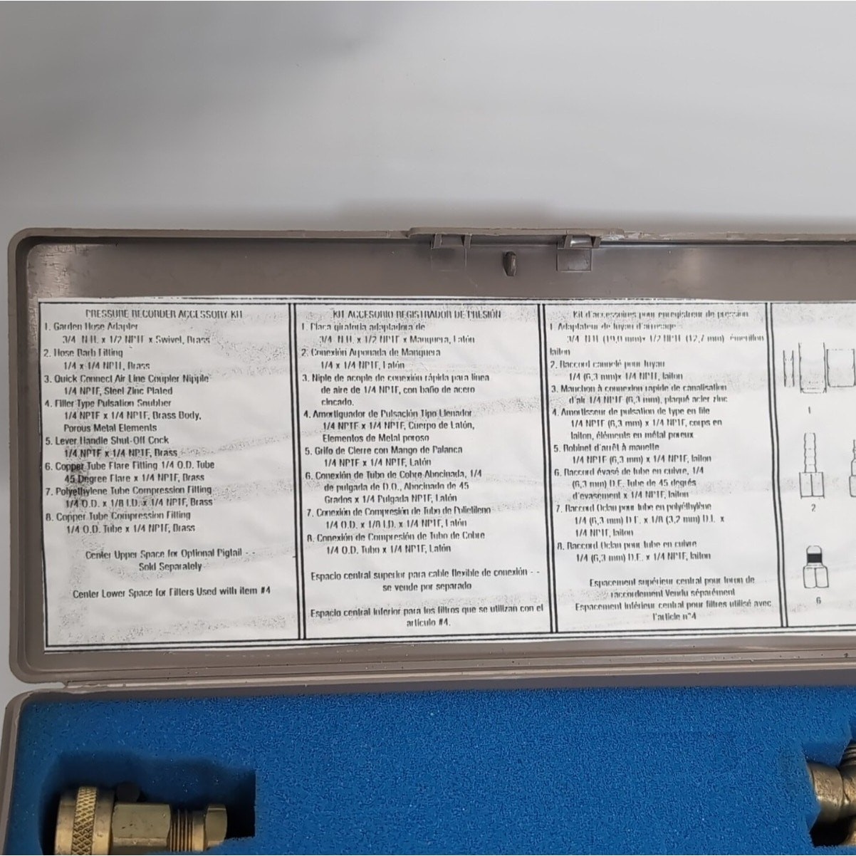 Dickson Pressure Recorder Accessory Kit Vintage