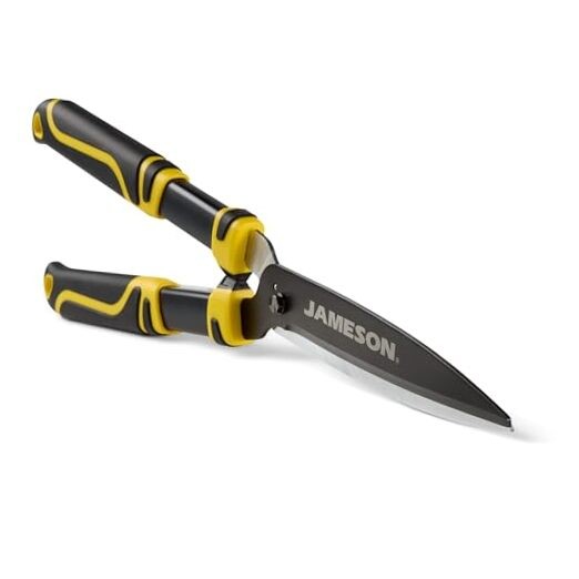 Heavy-Duty Hedge Shears – 23″ with Ultra-Sharp Non-Stick Blades, Lightweight