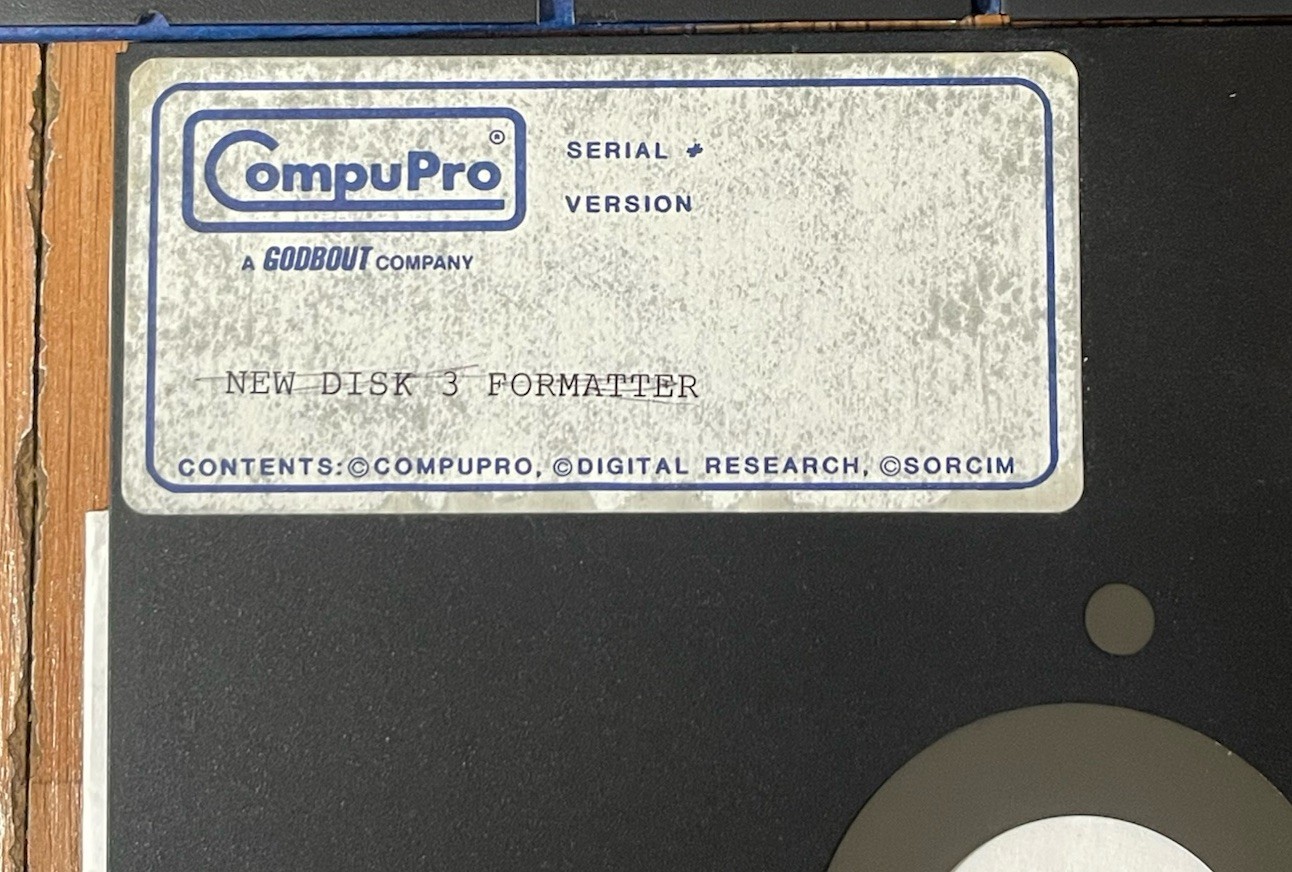 Rare Original Compupro CP/M 2.2 System Master Disk Set W/ Manuals S-100