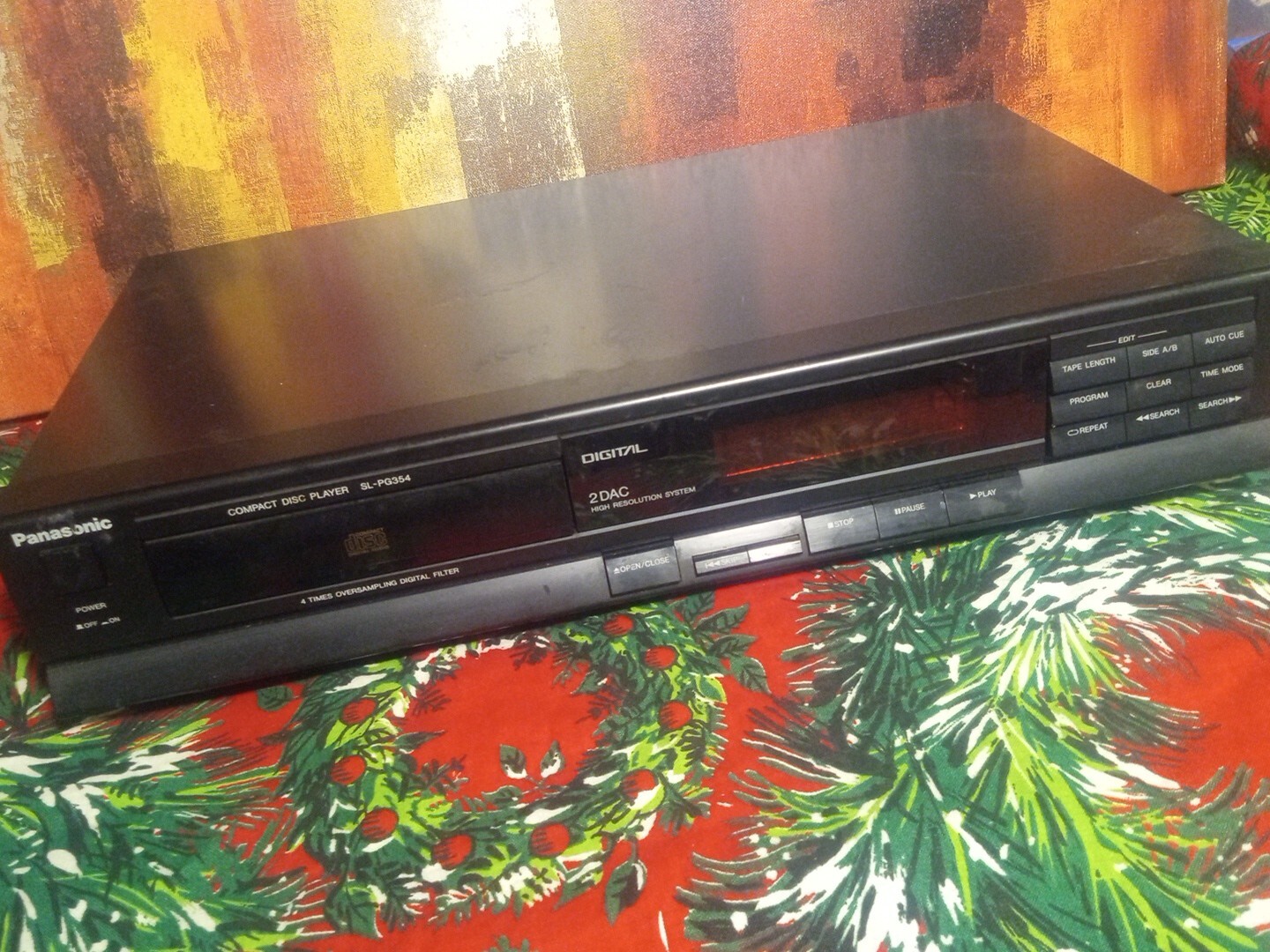 Panasonic SL-PG354 CD Player Single  Disc CD Player Works
