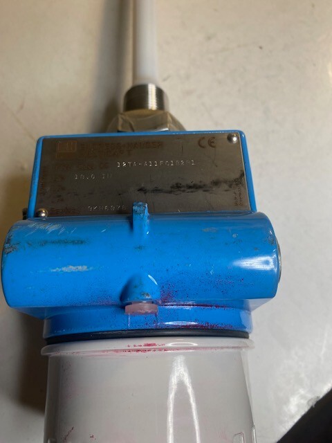 ENDRESS + HAUSER MULTICAP T 18" LEVEL PROBE/SENSOR 12TA-A11FC1BZR1