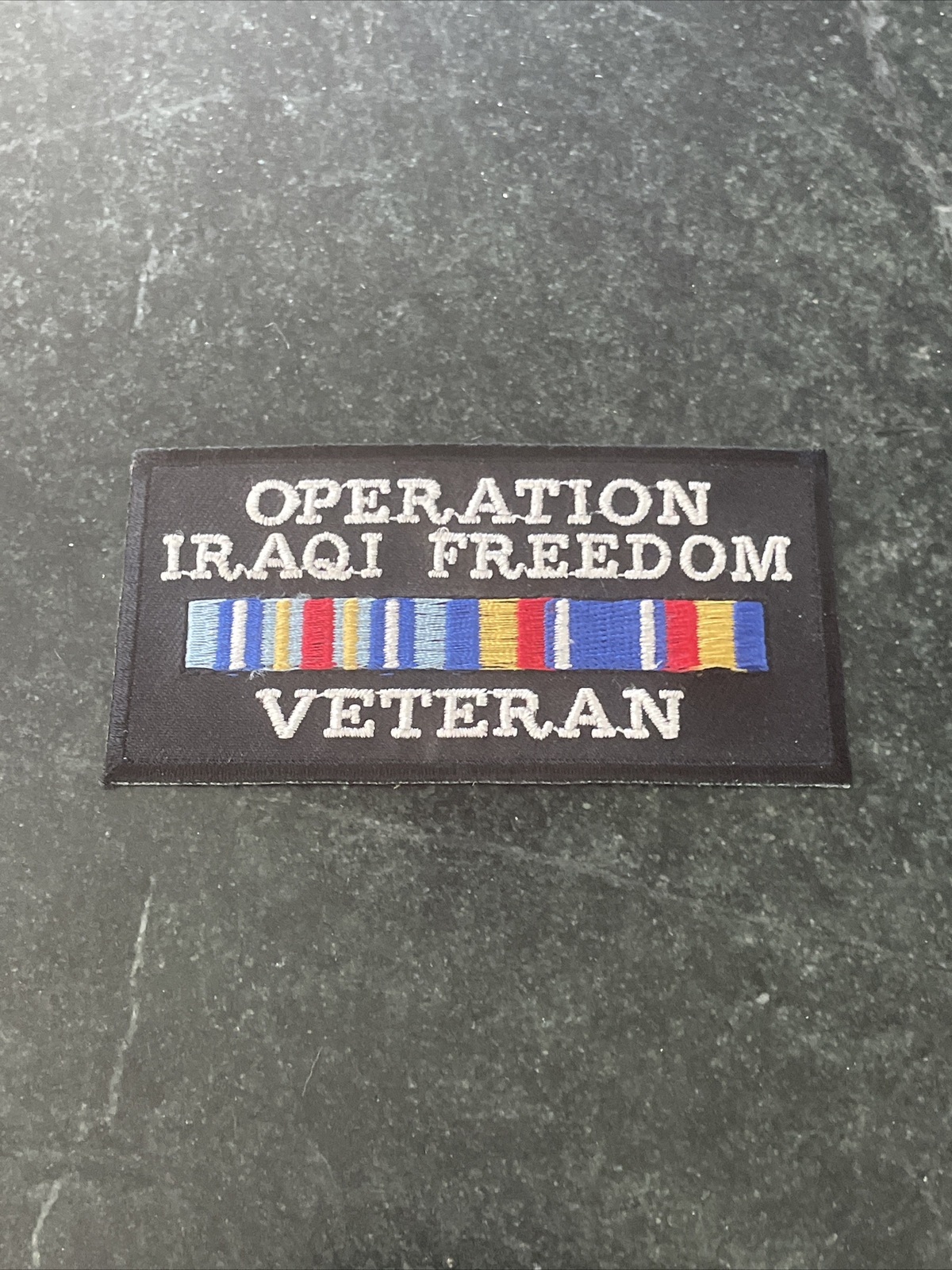 Operation Iraqi Freedom VETERAN US Military iron on PATCH 4” OEF OIF