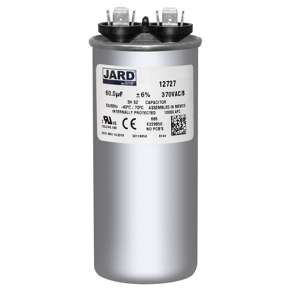 60 uF 370 VAC 50/60HZ 12727 Run Capacitor replaces CSC 325P606H37N40A4XMC