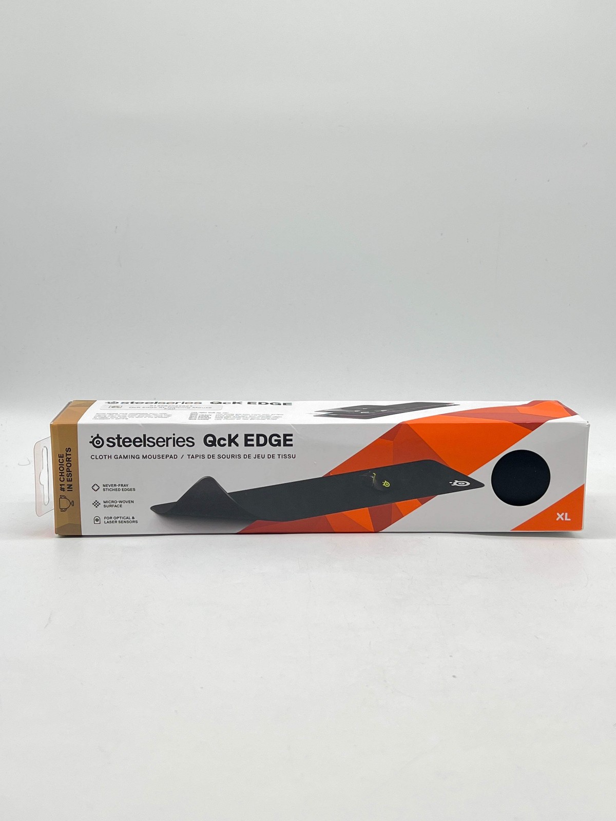 SteelSeries QcK Edge XL Cloth Gaming Mouse Pad Black - New