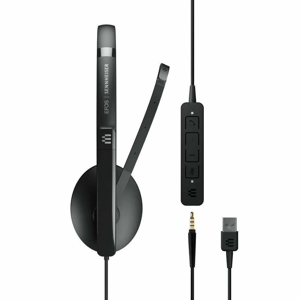 EPOS Sennheiser ADAPT 165 USB II Stereo Computer Headset with 3.5mm Plug 1000916