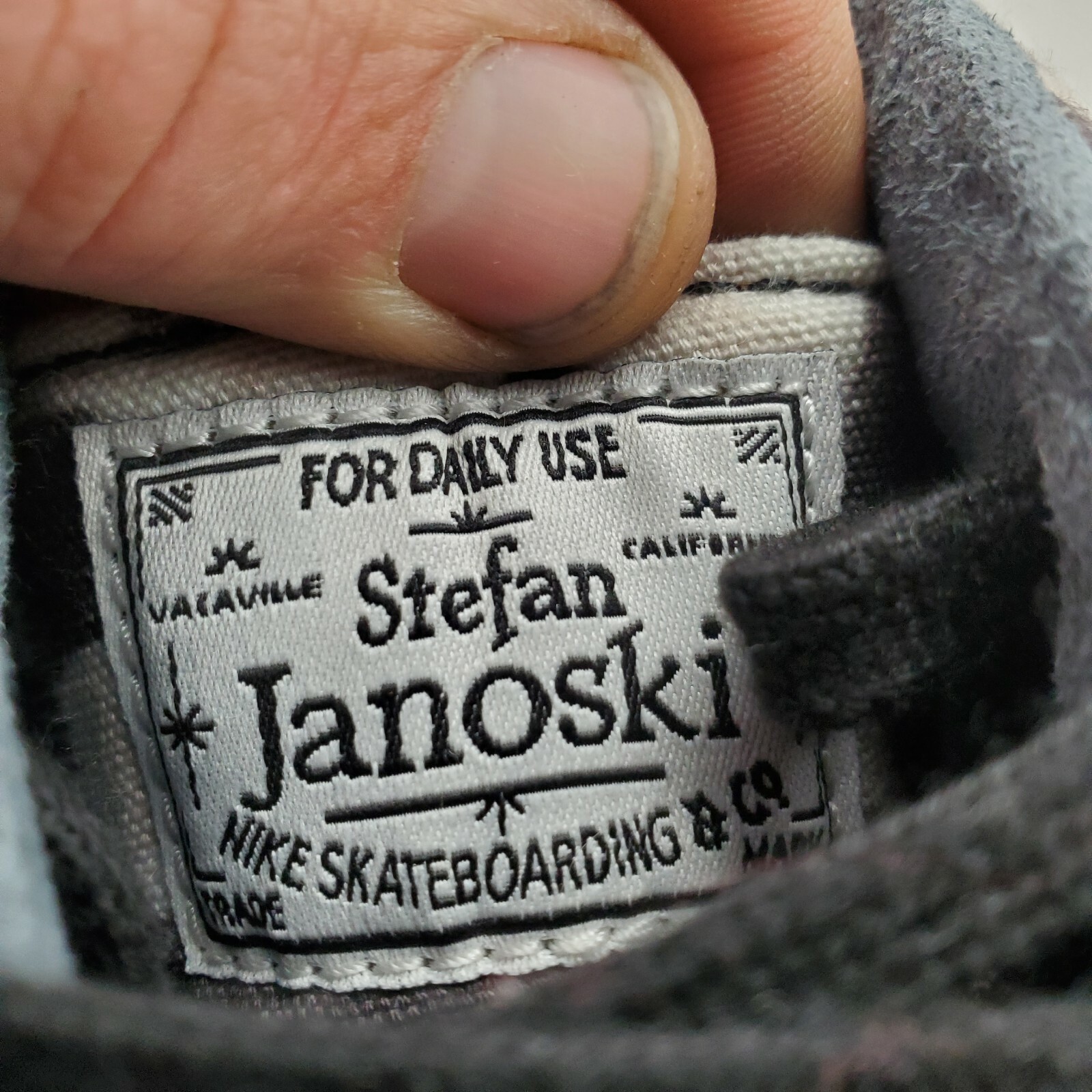 Nike Stefan Janoski Zoom Air Skate Shoes Snow Leopard Mens 9