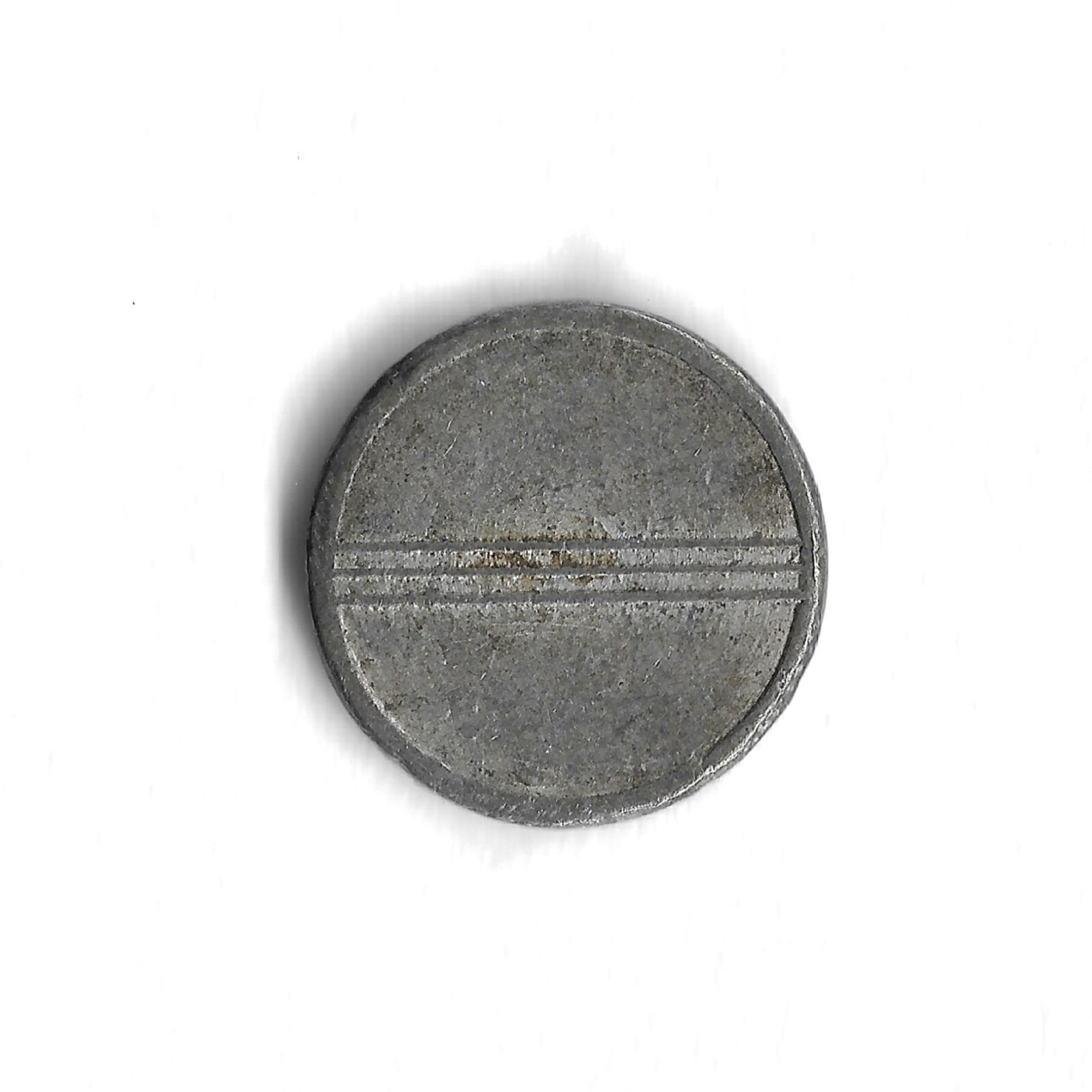 Unknown ~17mm Blank Token w/ 3 Lines