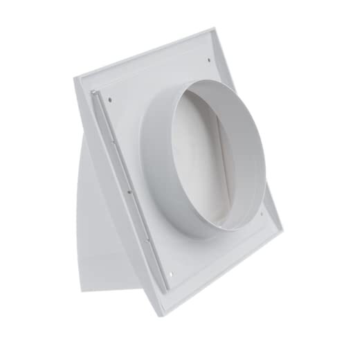 Hood Conduit 190mm x With 125mm/5'' Flange And Gravity Vent Tongue