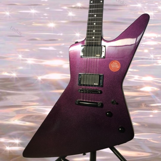 Factory Rosewood Fretboard  Electric Guitar Mahogany Solid Body&Neck Chrome Part