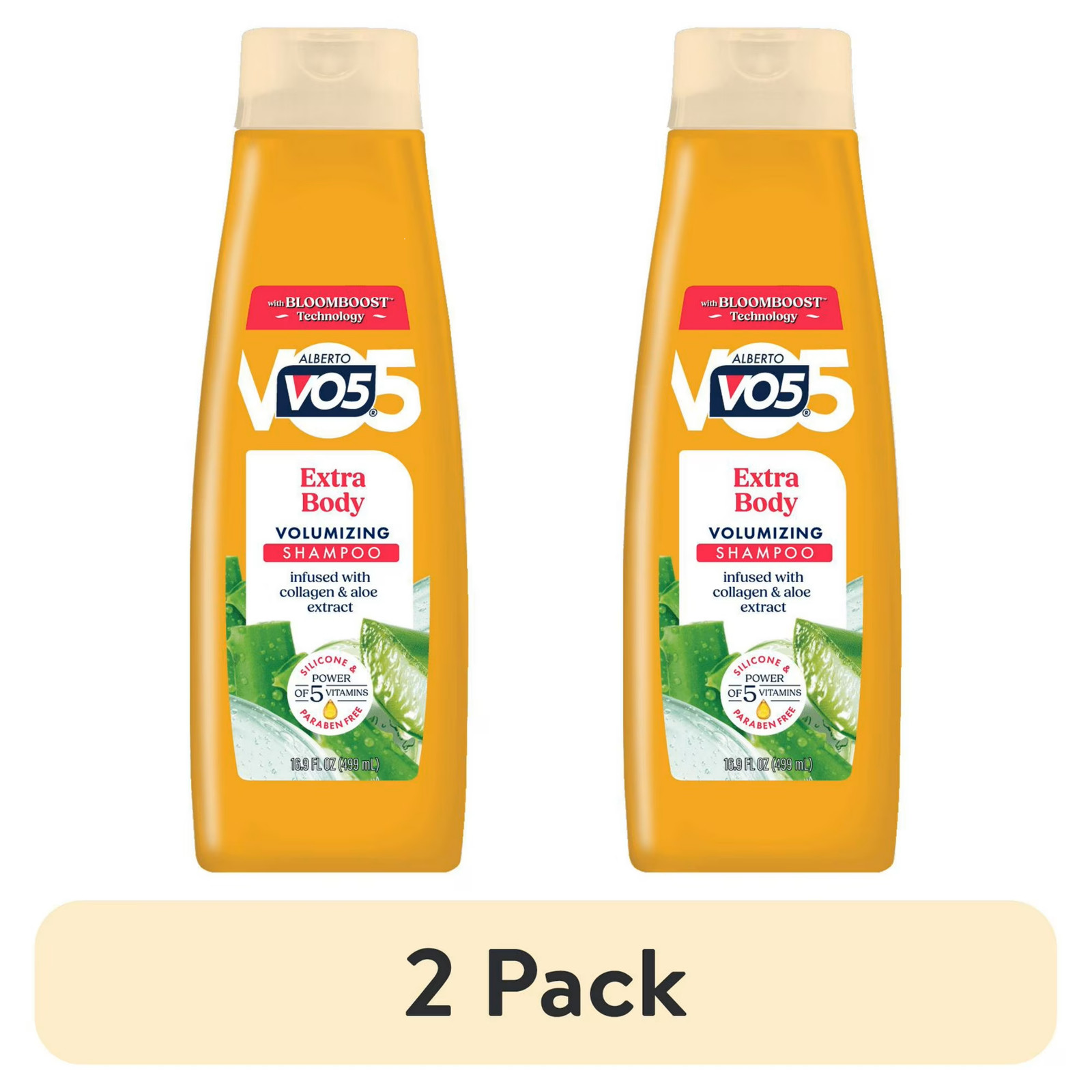 Alberto VO5 Extra Body Volumizing Shampoo with Collagen for All Hair (2 pack)