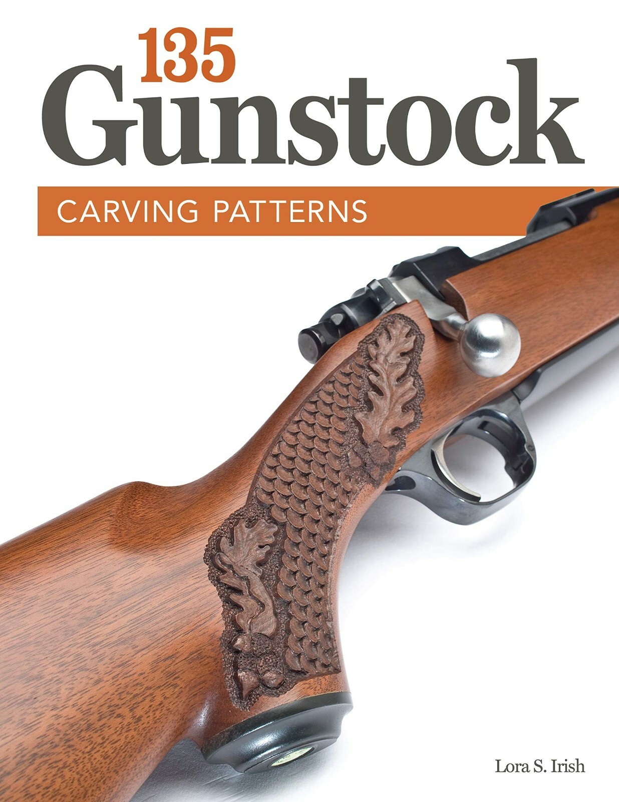 135 Gunstock Carving Patterns including Deer, Elk, Bears, Oak Leaves, Fishscale