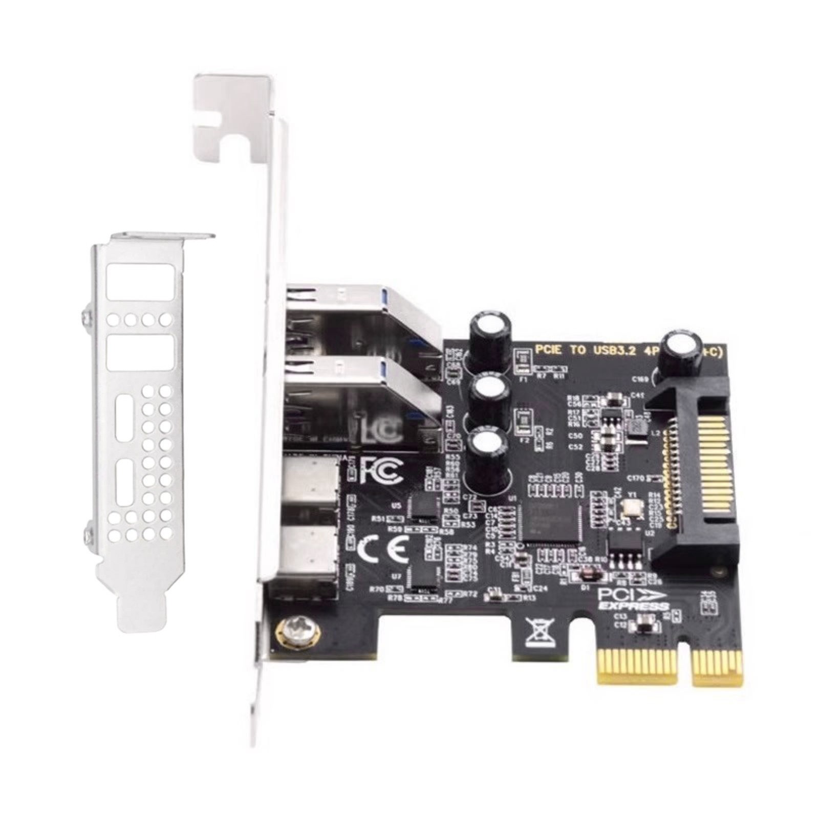 PCI Express to USB 3.2 Gen1 5Gbps PCIE Adapter Card For Win XP, for Win7,8,10