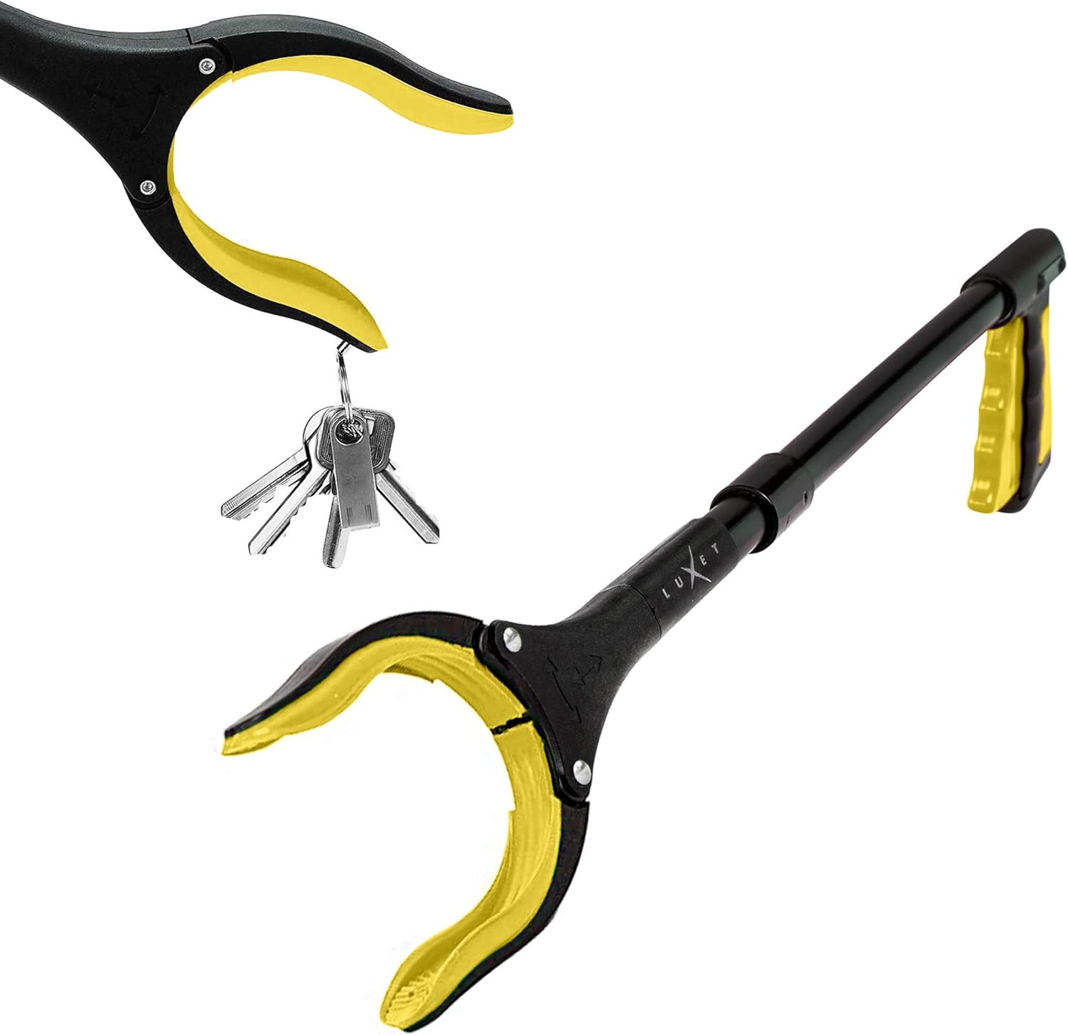 Grabber Reacher Tool 19 Inch Long, Foldable Pick up Stick - Strong Grip