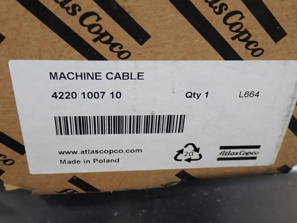 ATLAS COPCO 4220 1007 10 MACHINE CABLE 04200591448