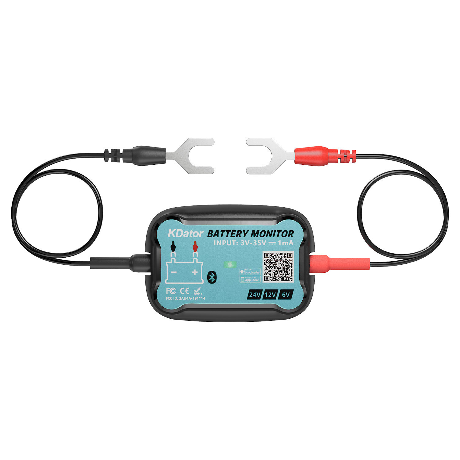 Car Bluetooth Battery Monitor​​ BM7 6V 12V 24V Battery Tester Voltage Test