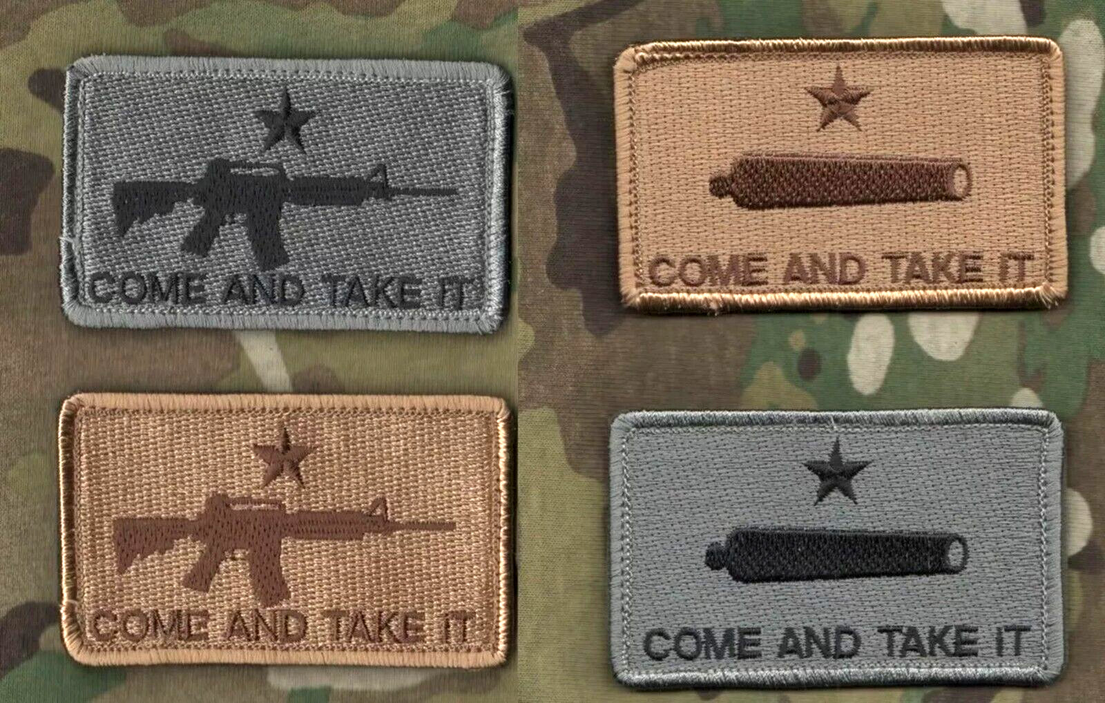 NATO KANDAHAR CJSOTF-A JTF ODA SAS 3" vêlkrö 4-PC: MOLON LABE (Come and Take It)