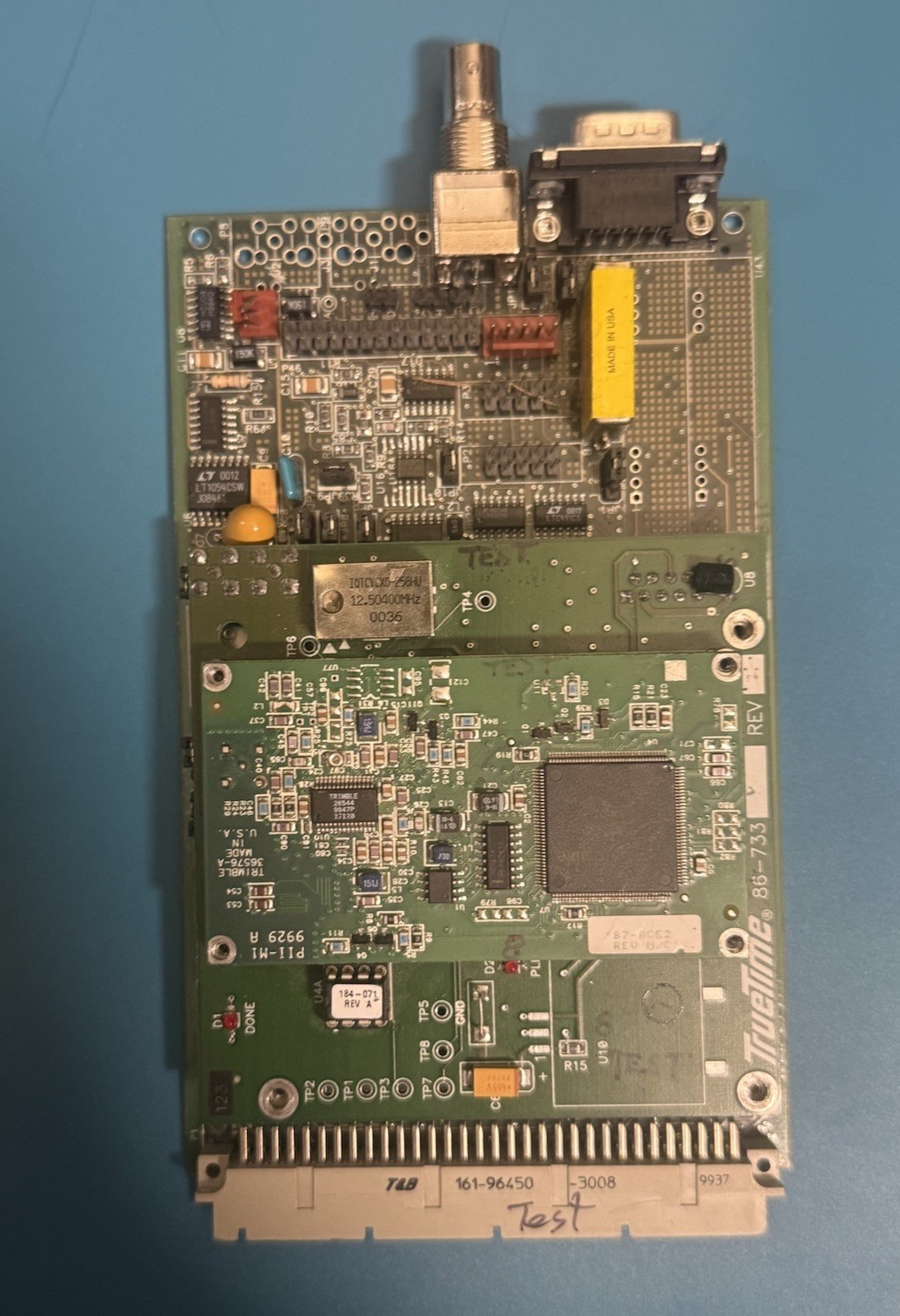 TrueTime GPS Timing Rev. B 86-733 Main Board With Trimble P11-m1 GPS