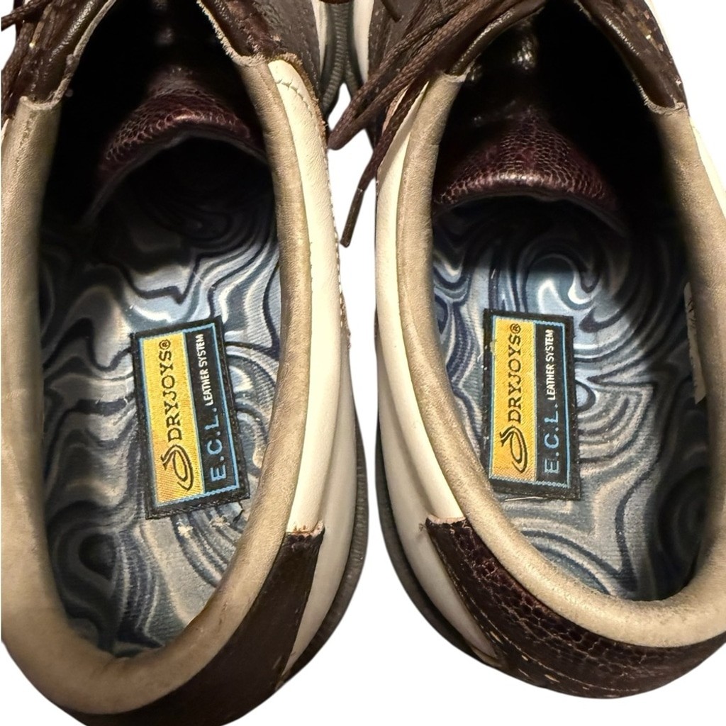 FootJoy Brown and White Men's Oxfords