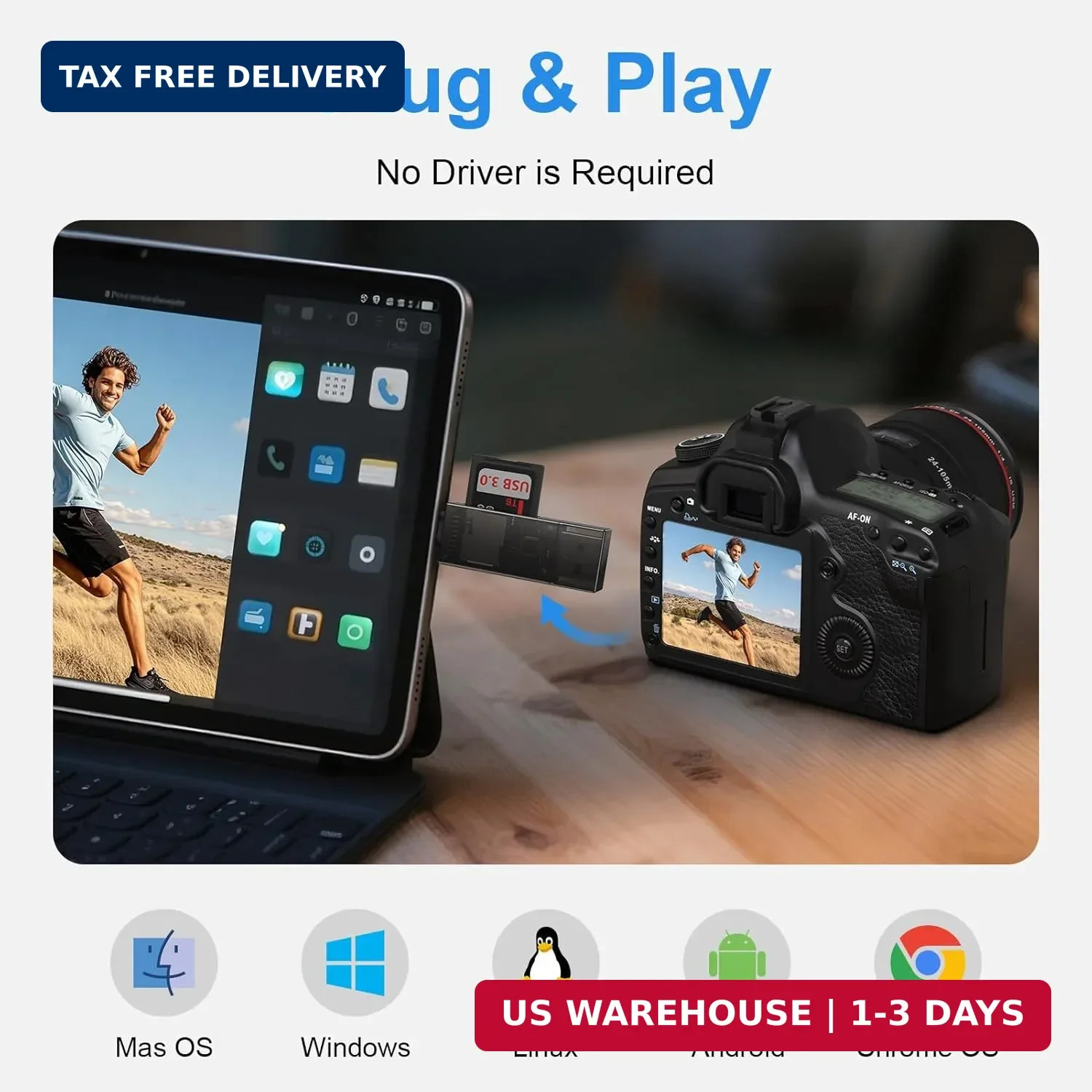 SD Card Reader USB C,Dual Slots USB 3.0 Type C to Micro SD Card Adapter,Memory C