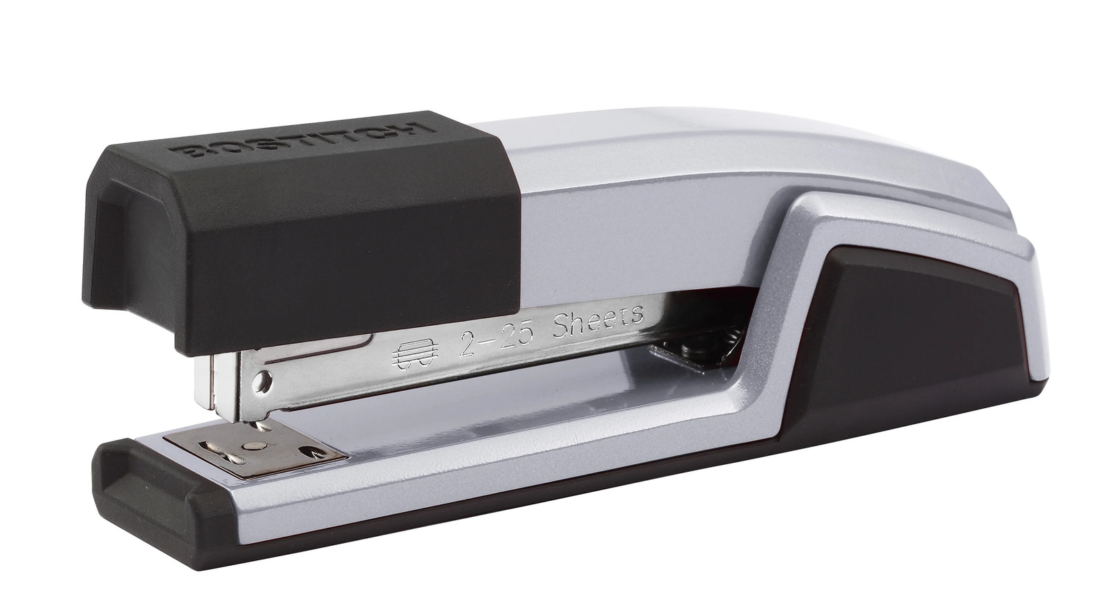 Bostitch Premium Epic Stapler, 25-Sheet Capacity, Silver
