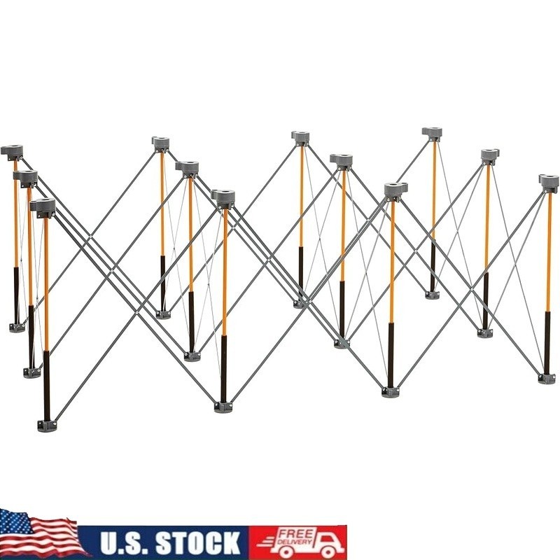 30"Portable Work Stand 4 X-Cups 4 Quick Clamps Portable Work Support Sawhorse