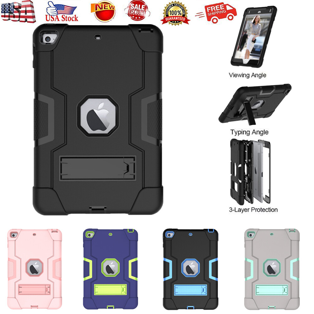 For iPad 5/ 6th 7th 8th 9th 10th 11th A16 Gen Pro 11" M4/M5 Air Stand Case Cover
