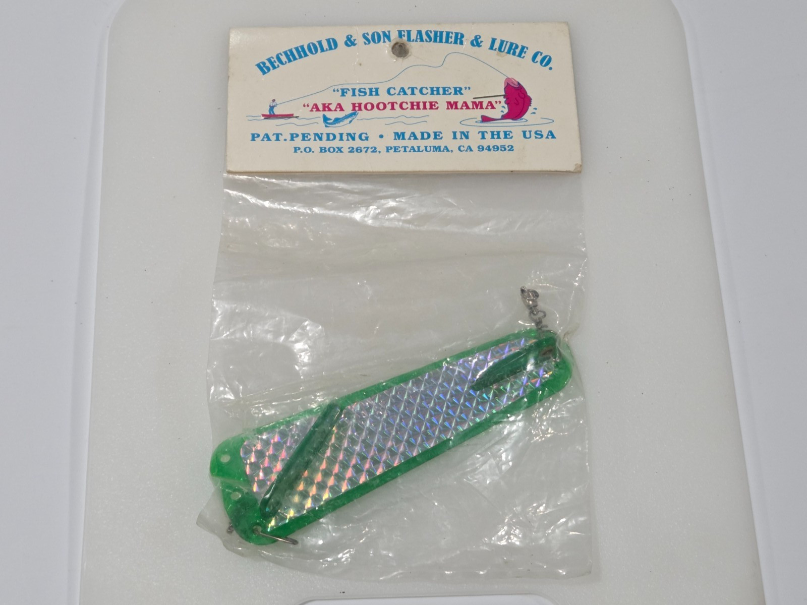 Bechhold & Son Flasher & Lure Co. Fish Catcher AKA Hootchie Mama Flasher New