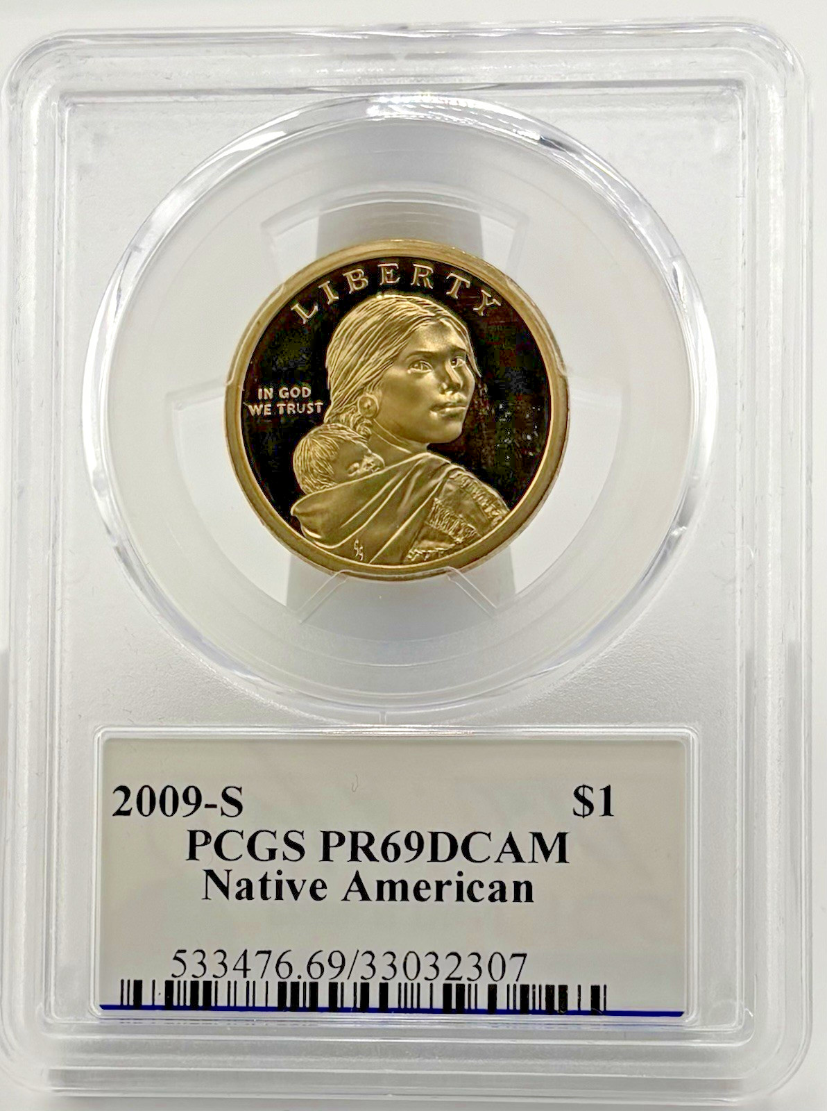 2009-S $1 Sacagawea Diehl Signed PCGS PR69 DCAM
