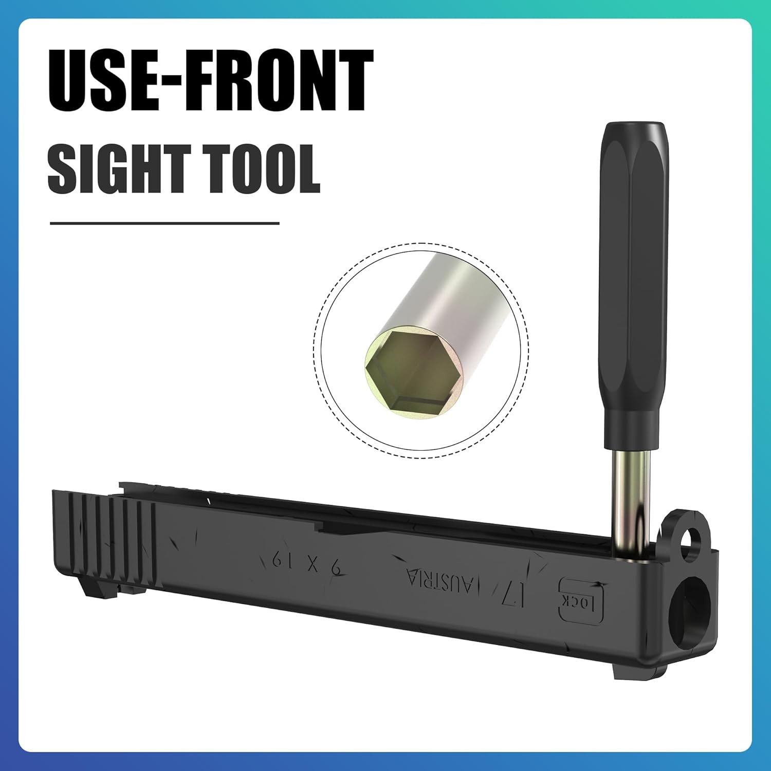 Sight Pusher Tool with Tool Kit, Universal Sight Pusher Heavy Duty for Handguns