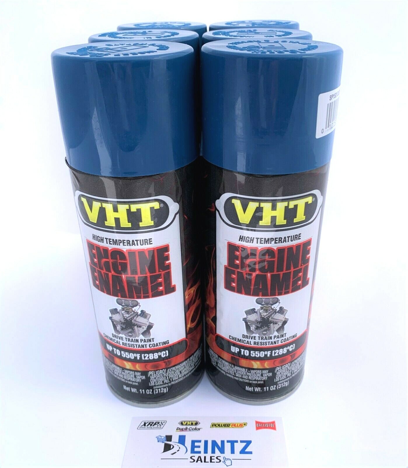 VHT SP153 Engine Enamel High Heat, Drive Train Paint, Old Ford Blue (6 pack)