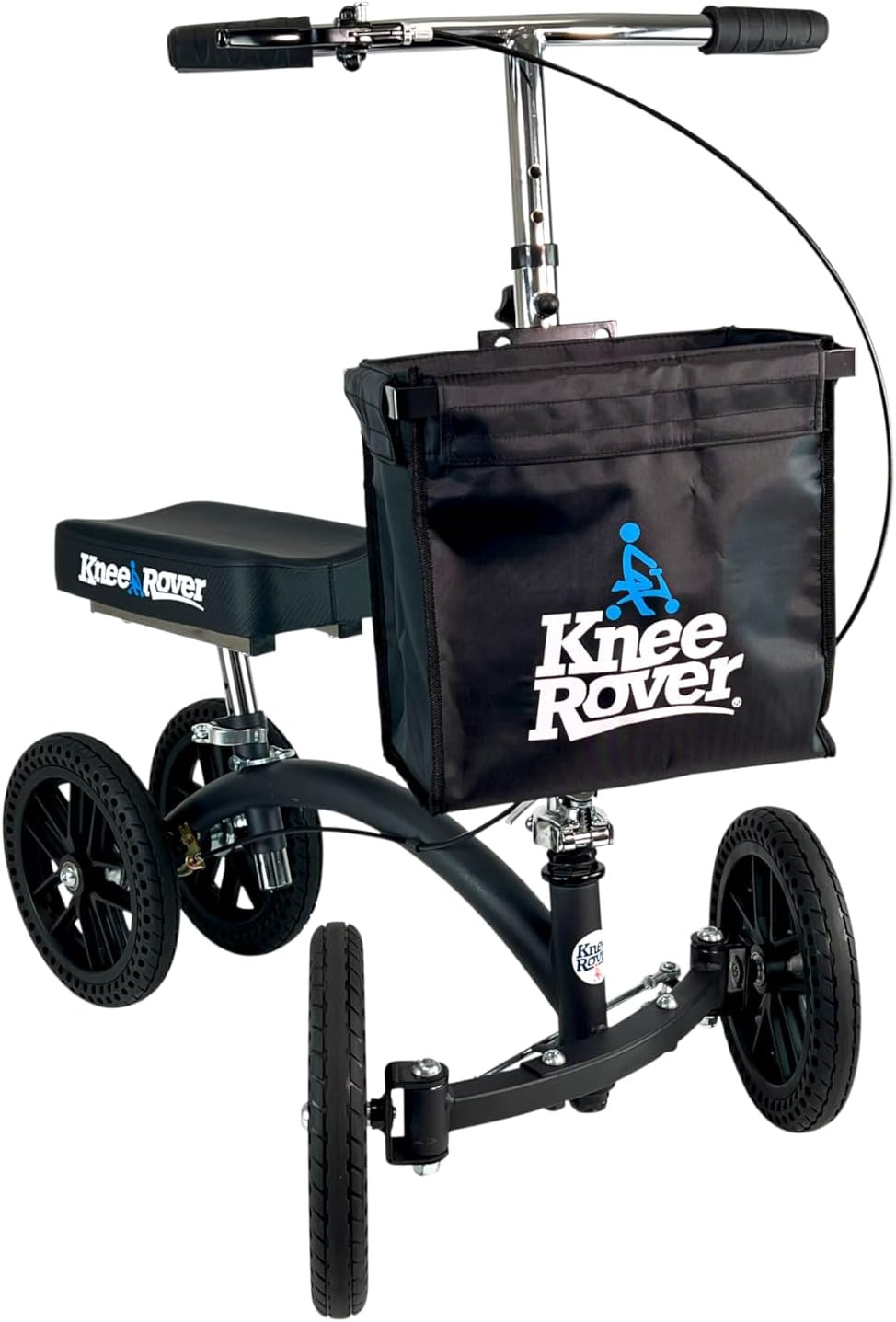 Kneerover Deluxe Knee Scooter Basket Accessory with Large Capacity - Knee Rover