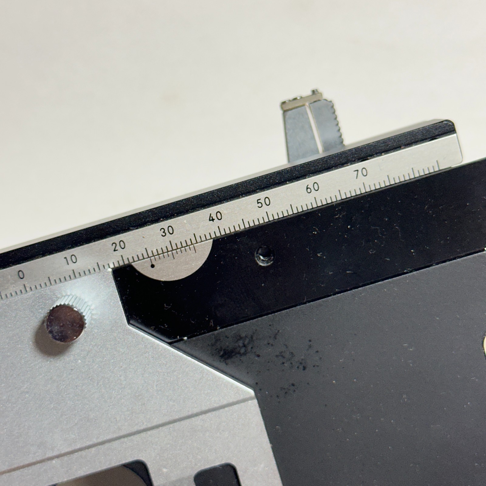Nikon Mechanical Microscope Stage with Graduated Scale, Made in Japan